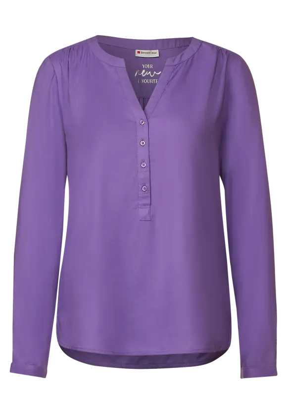 Street One Bluse in Unifarbe