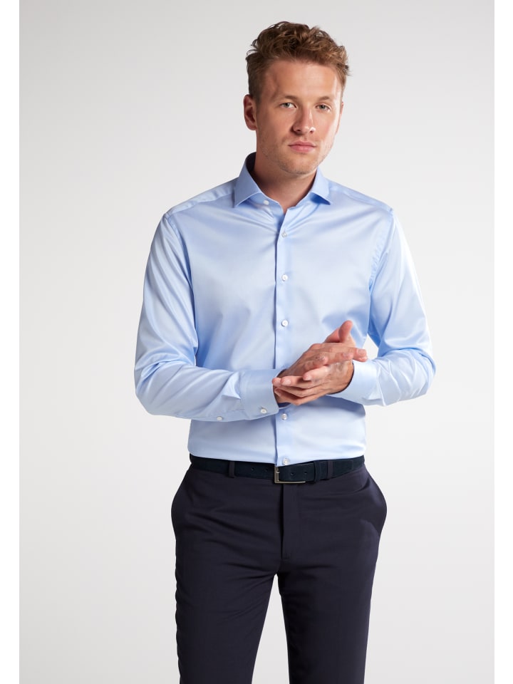 Eterna Hemd SLIM FIT in hellblau günstig kaufen