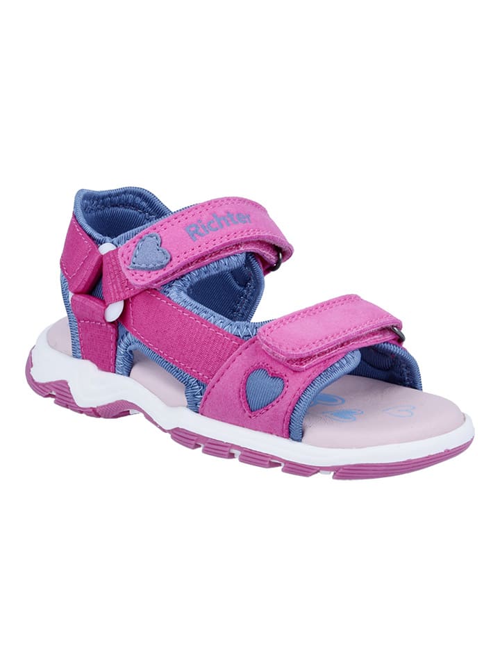Richter Shoes Sandalen in Pink/ Blau günstig kaufen