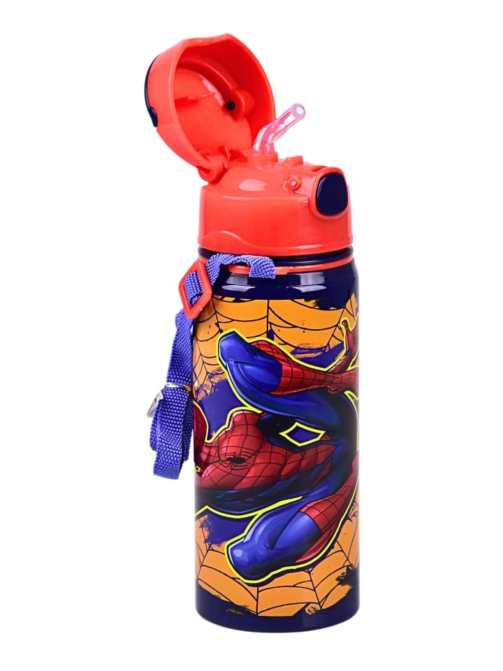 Spiderman Alu-Trinkflasche Spider-Man 600 ml mit Klappdeckel & Tragegurt in Bunt günstig kaufen 22