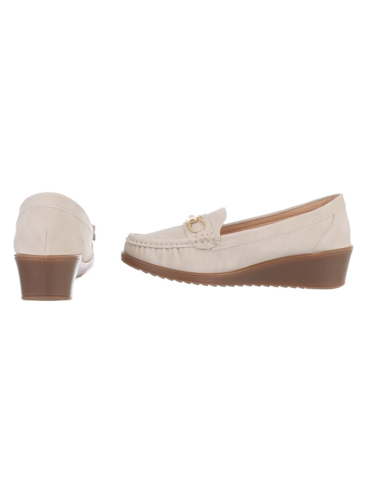 Ital-Design Halbschuh in Beige günstig kaufen