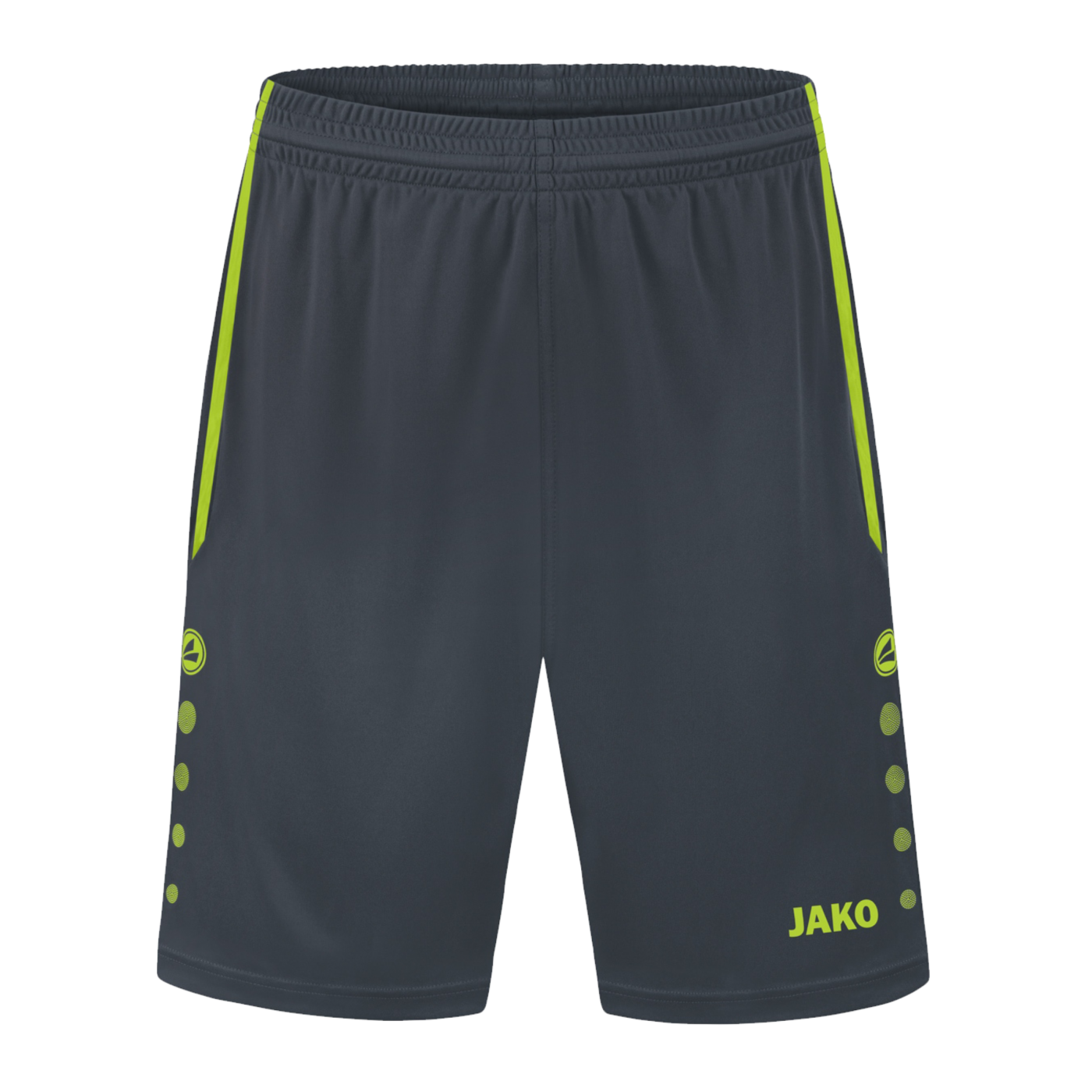 JAKO Allround Trainingsshort Kids Grau Grün F833