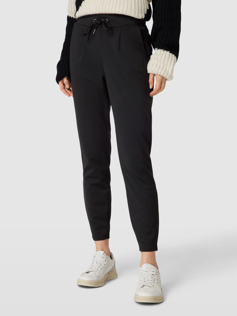 Sweatpants mit Ziernähten Modell 'RIZET' in schwarz