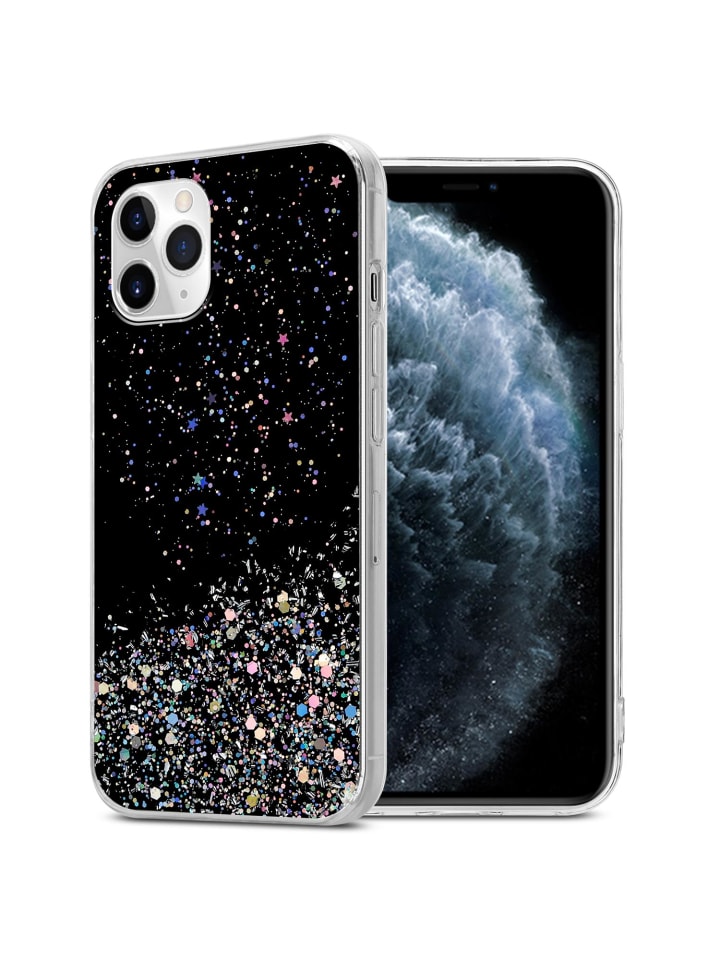 cadorabo Hülle für Apple iPhone 11 Glitter in Schwarz mit Glitter günstig kaufen iPhone 11