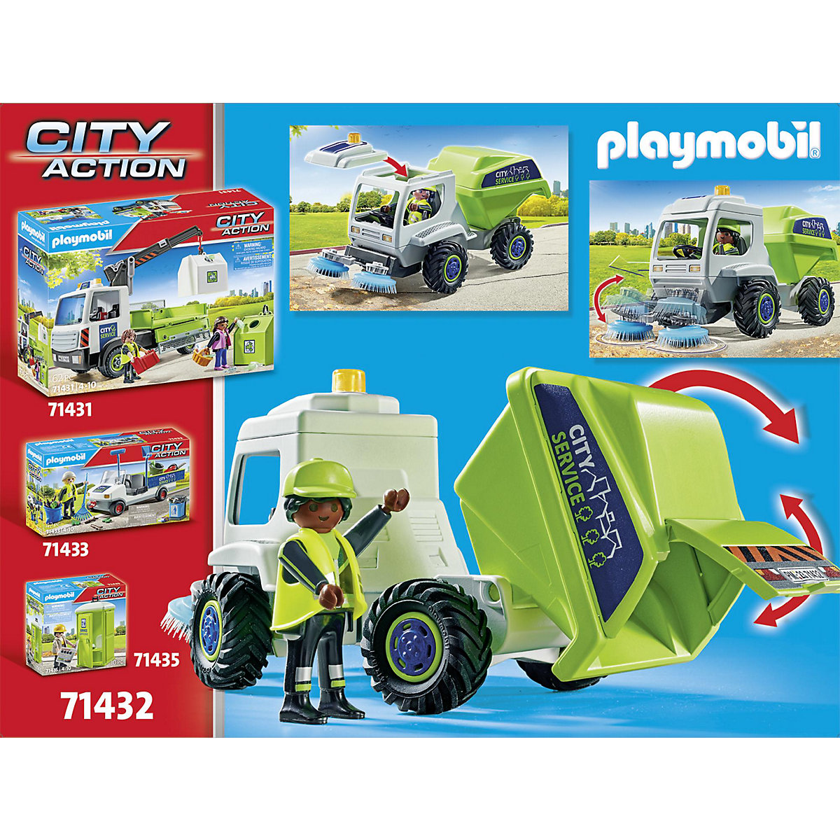PLAYMOBIL® 71432 Kehrmaschine