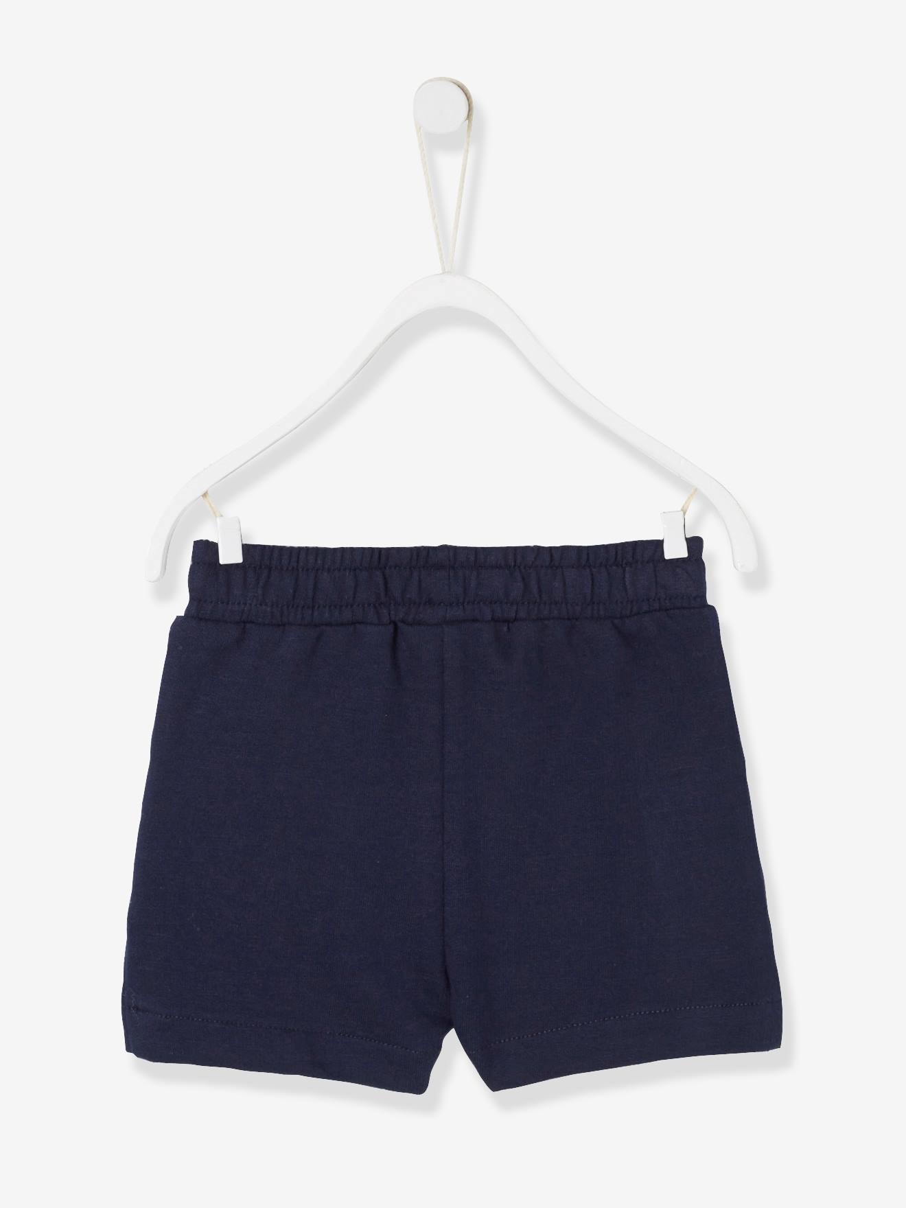 Vertbaudet Jungen Baby Sweat-Bermudas Oeko-Tex - braun