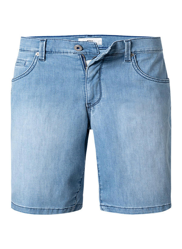 Brax, Jeansshorts, Baumwoll-Stretch COOLMAX®, hellblau