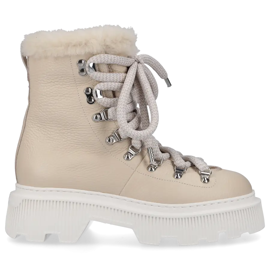 Santoni - Stiefeletten 61037 Kalbsleder - grau