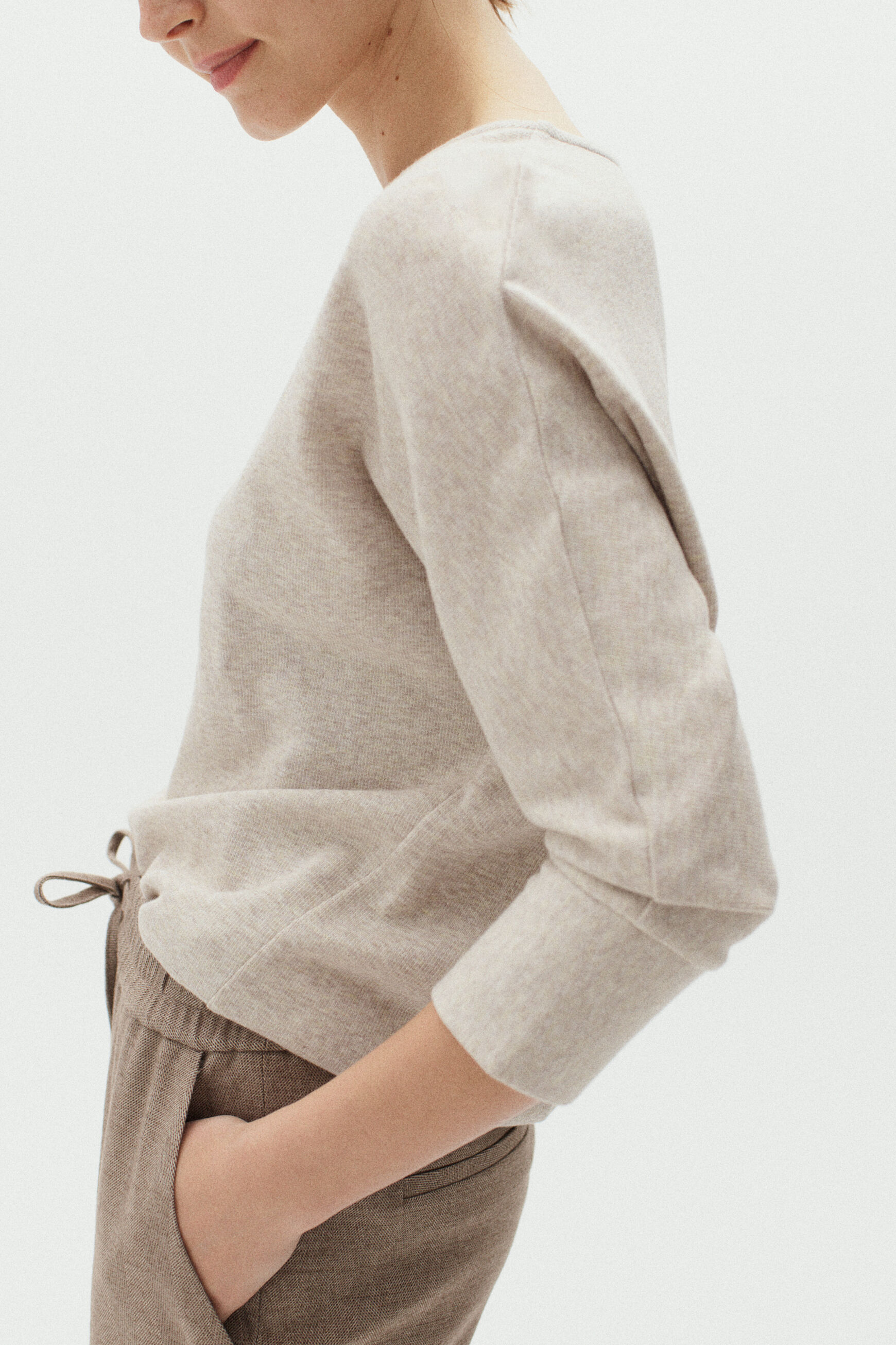 t-shirt frances beige femme