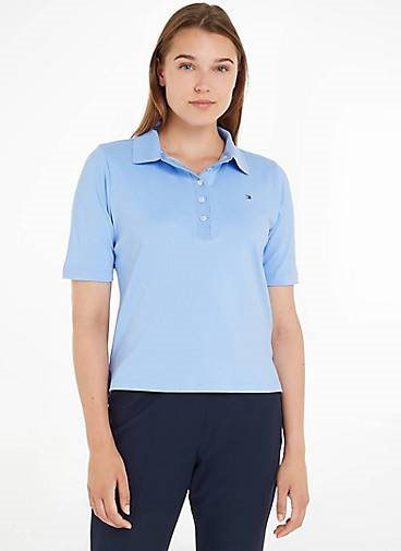 TOMMY HILFIGER Damen Poloshirt 1985 REG PIQUE POLO SS
