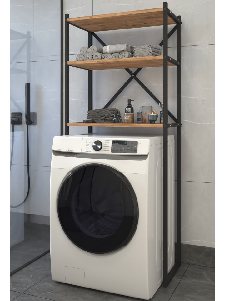 VCM  Waschmaschine Toilette Überbau Schrank Insasi in Honig-Eiche günstig kaufen onesize