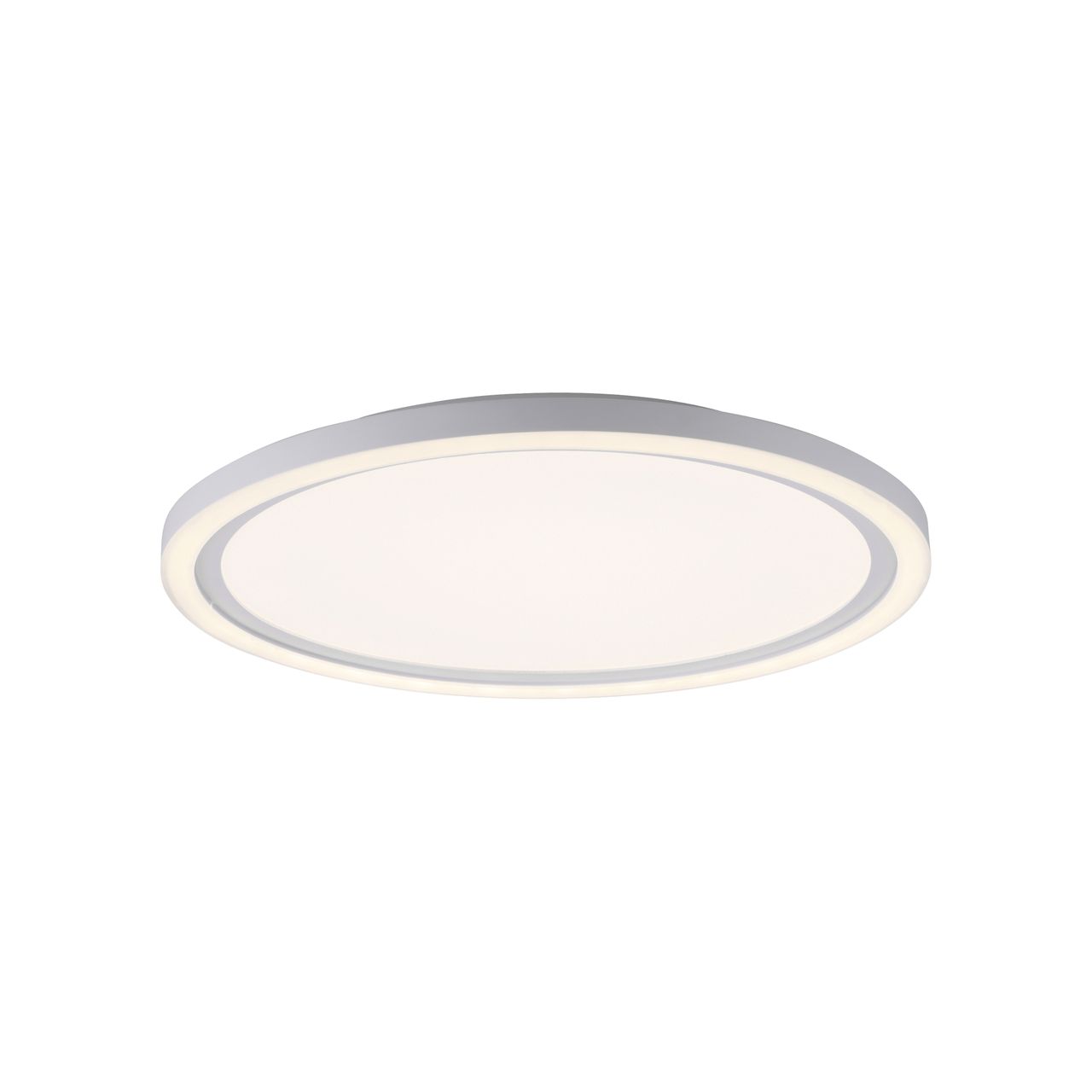 JUST LIGHT JUST LIGHT. LED Deckenleuchte BEDGING, separat steuerbar, 3000 Kelvin, rund, Weiß