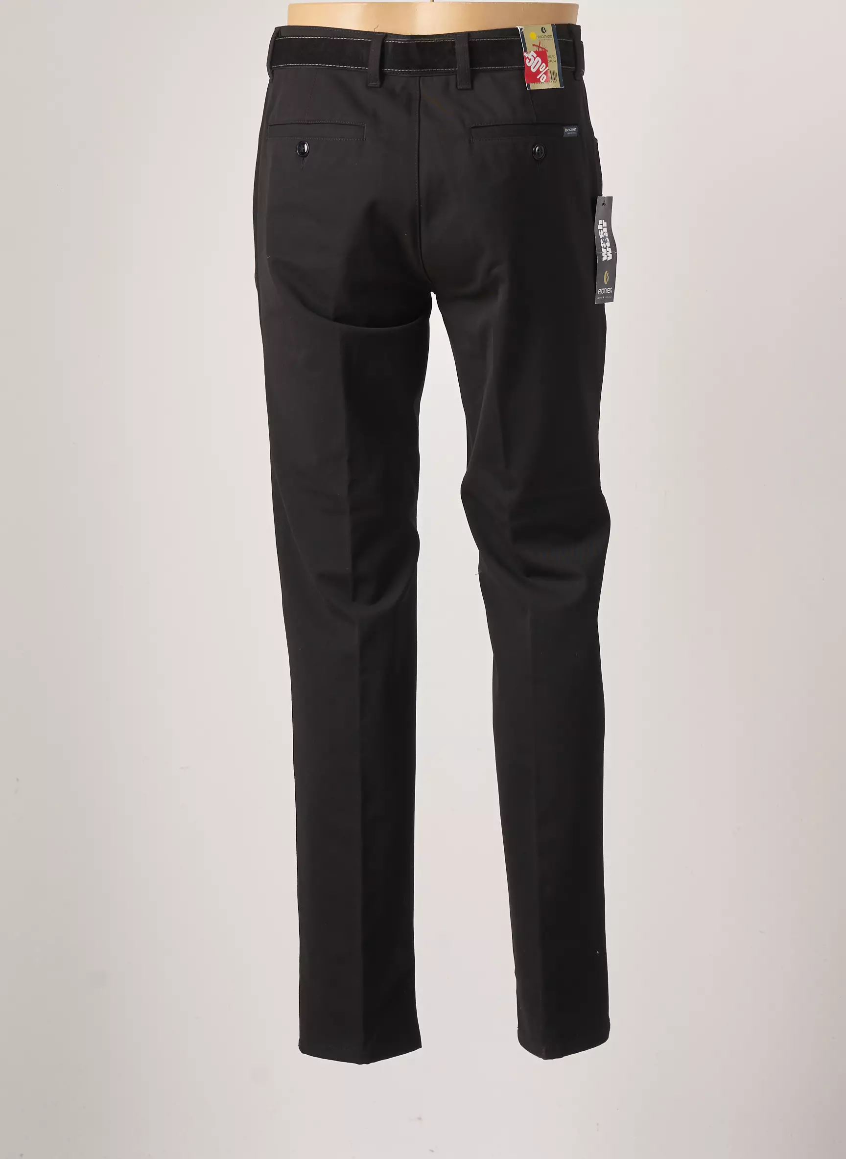 Pionier Pantalons Chino Homme couleur noir