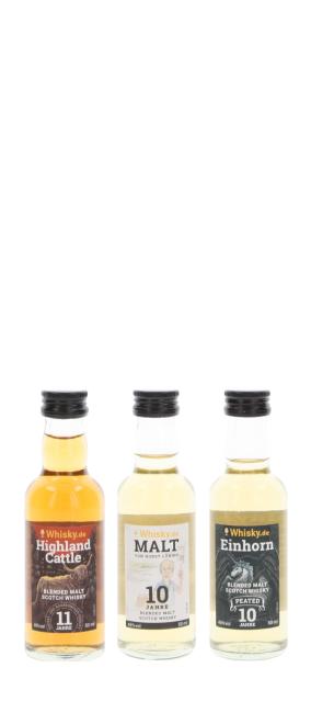 Whisky.de Live Event Set, klein 0,15 l·46 % vol