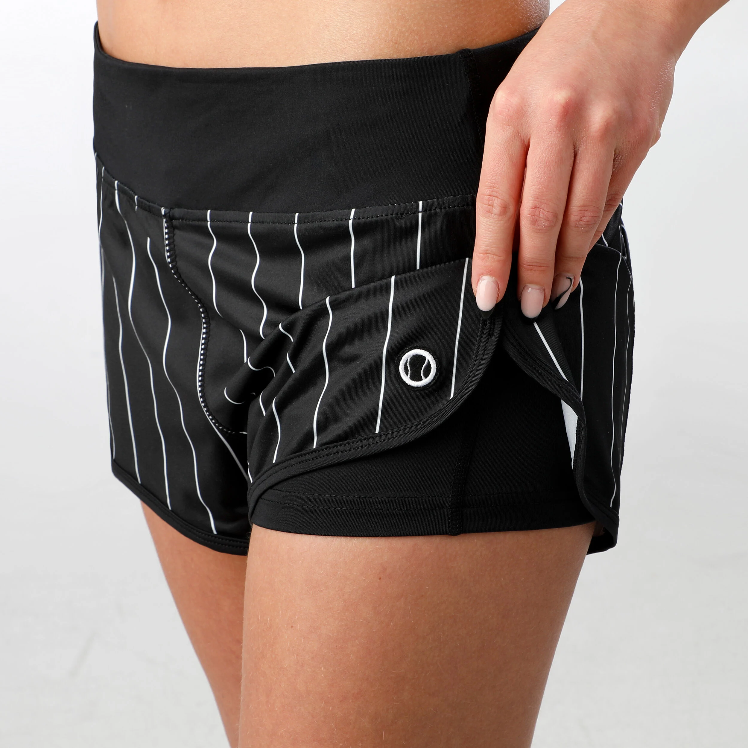 Stripes Shorts Special Edition Damen - Schwarz, Weiß