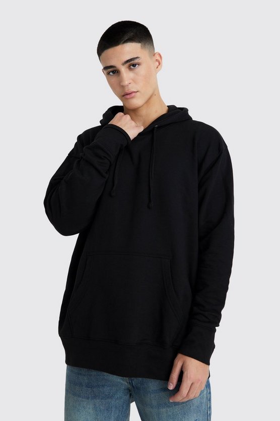Oversize Hoodie mit abstraktem Print