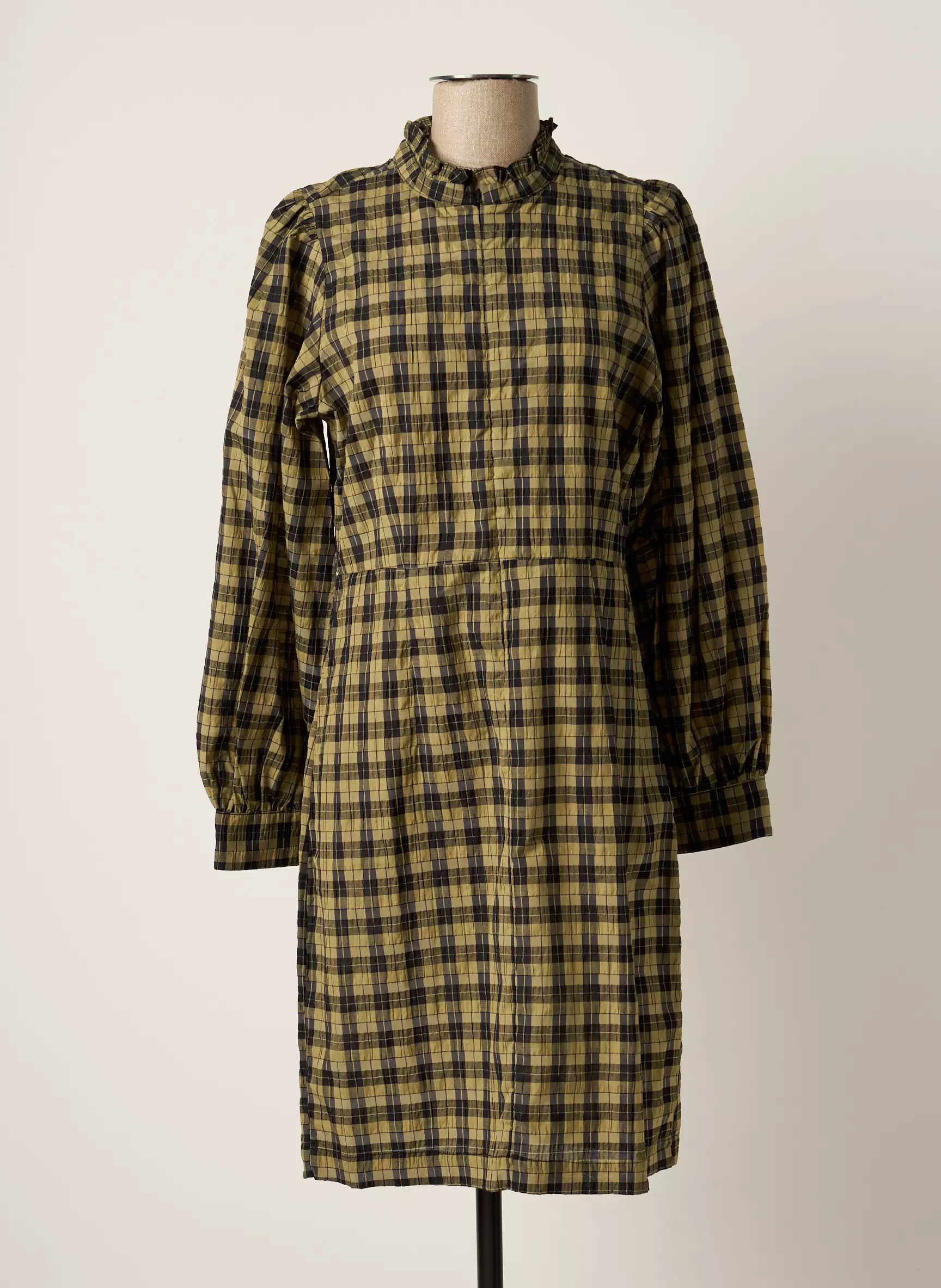 Second Female Robes Mi Longues Femme couleur vert