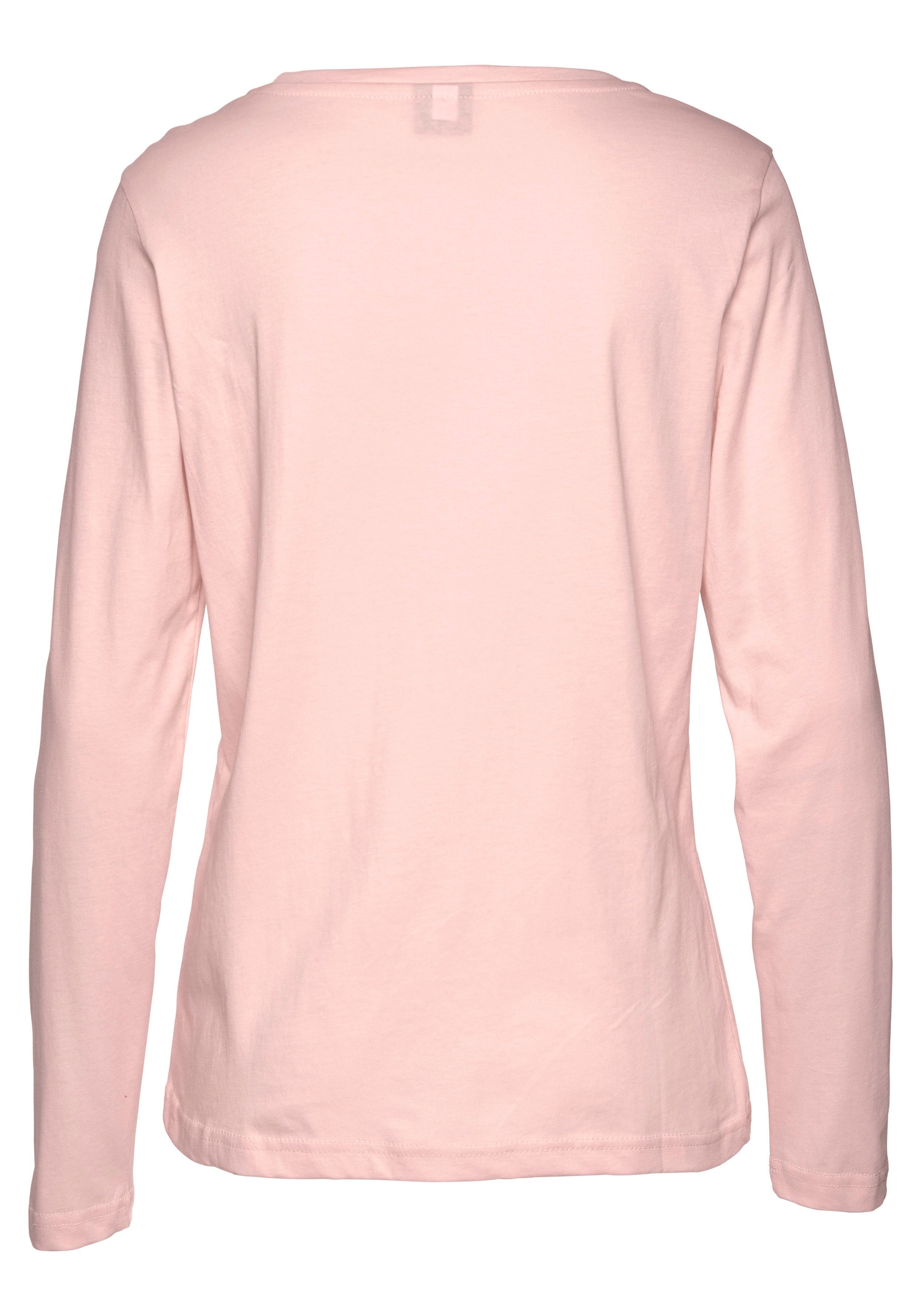 Vivance Dreams Pyjama (2 tlg., 1 Stück) mit gemusterter Schlafhose