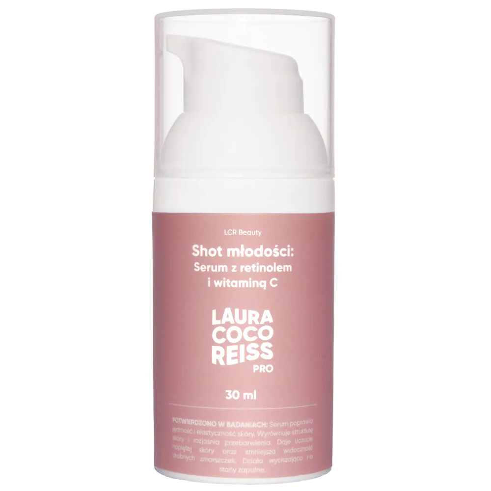 Laura Coco Reiss jaunystės serumas su retinoliu ir vitaminu C