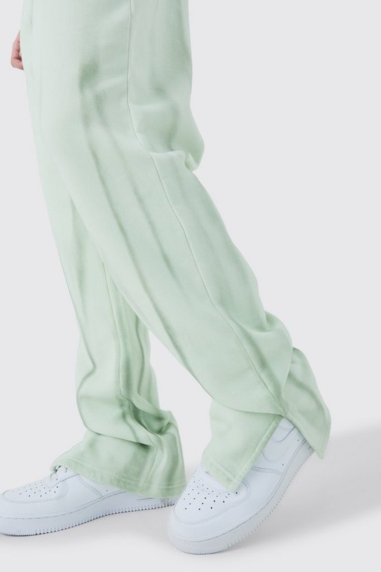 Jogginghose mit geteiltem Saum und Farbverlauf