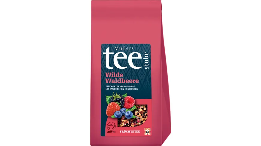 Müllers Teestube Früchtetee Lose Wilde Waldbeere 200 g