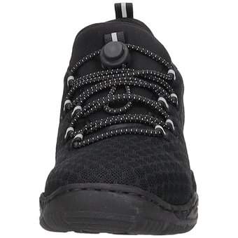 Rieker Slip On Sneaker in schwarz