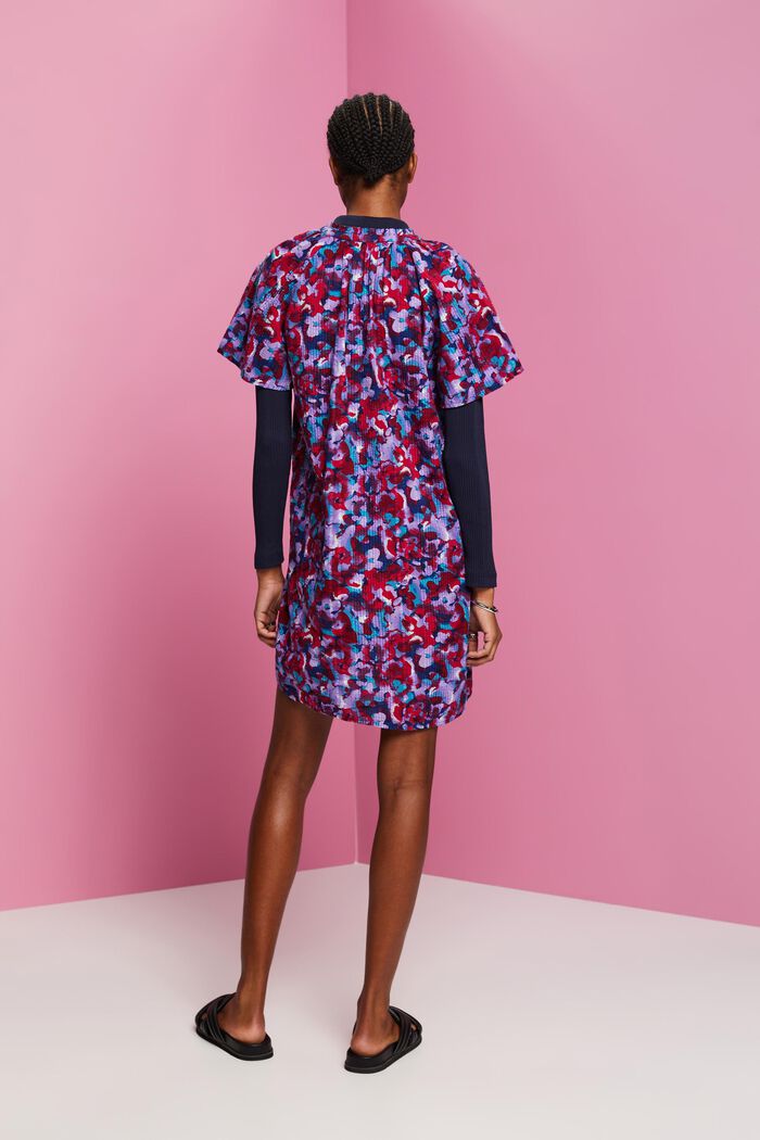 Kleid aus strukturierter Baumwolle