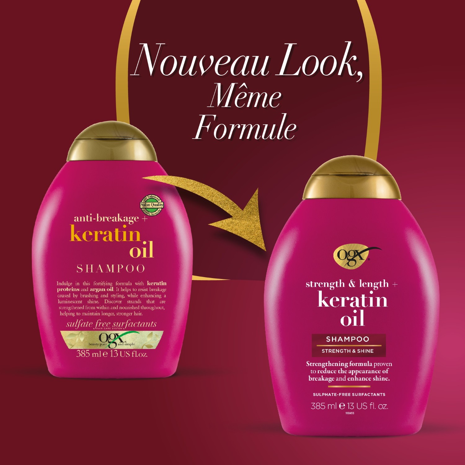Szampon OGX Keratin Oil
