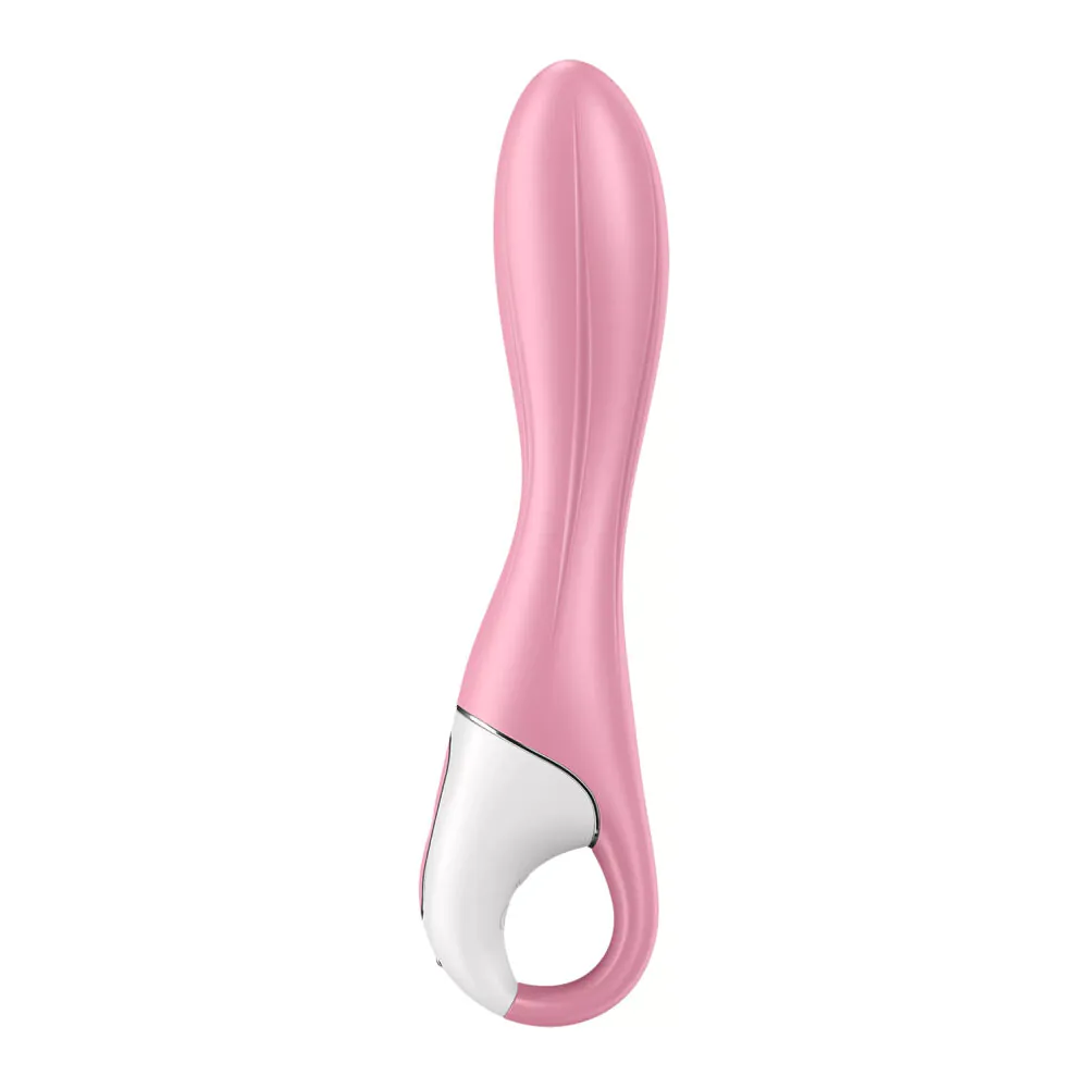 Satisfyer luftpumpevibrator lys rød massageapparat