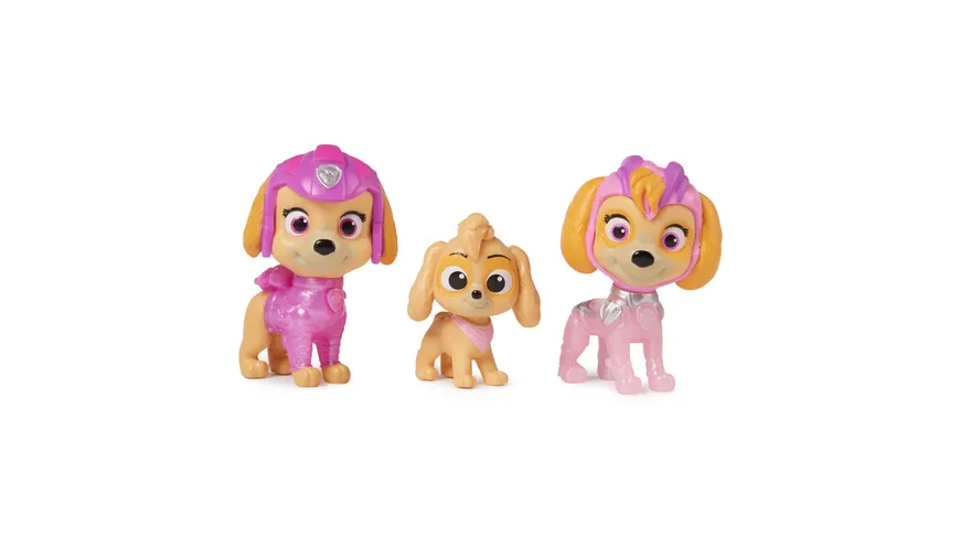 Spin Master PAW Patrol: Der Mighty Kinofilm, 3-teiliges Spielfiguren-Geschenkset