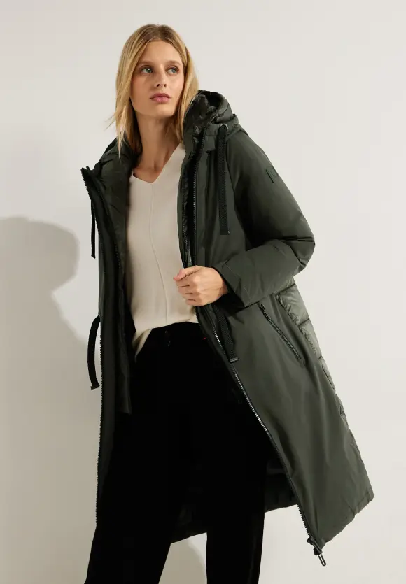CECIL Sportiver Parka mit Kapuze