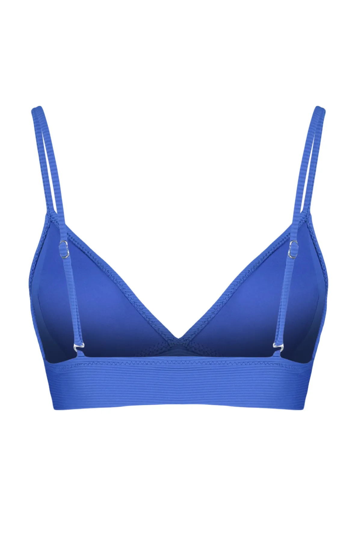 Trendyol Collection  Saks Triangle Strukturiertes Bikinioberteil TBESS21BU0085