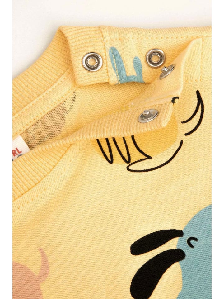 Coccodrillo T-shirt mit langen Ärmeln in gelb günstig kaufen