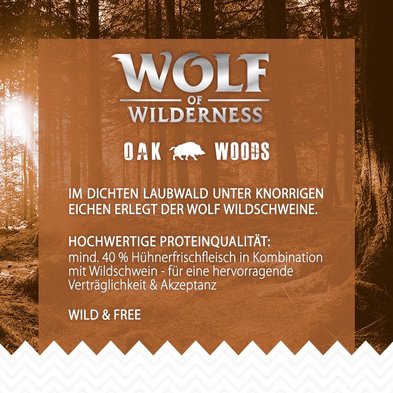 Wolf of Wilderness Adult 'Oak Woods' - Wildschwein