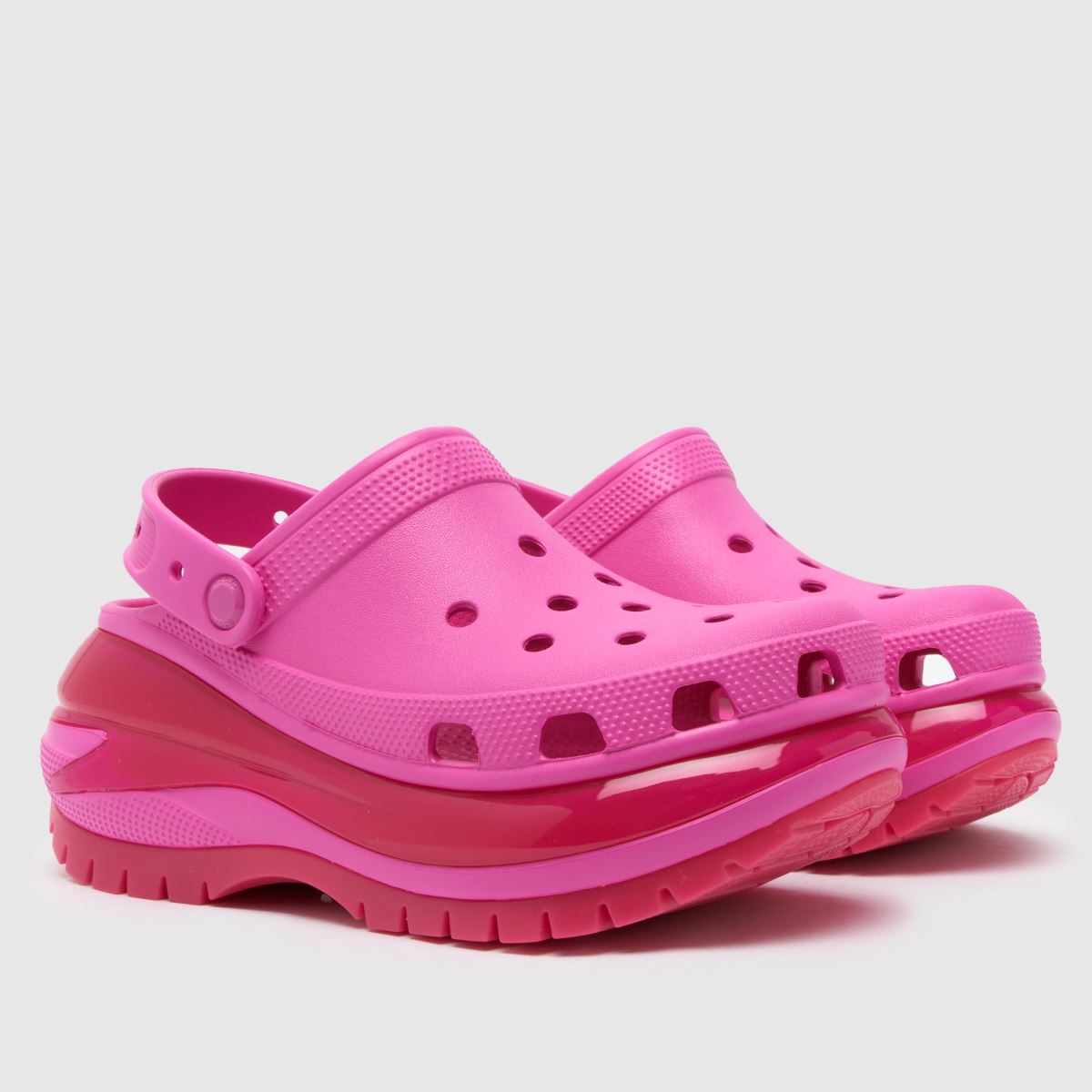 Crocs rózsaszín mega crush klumpa lányoknak ifjúsági szandál