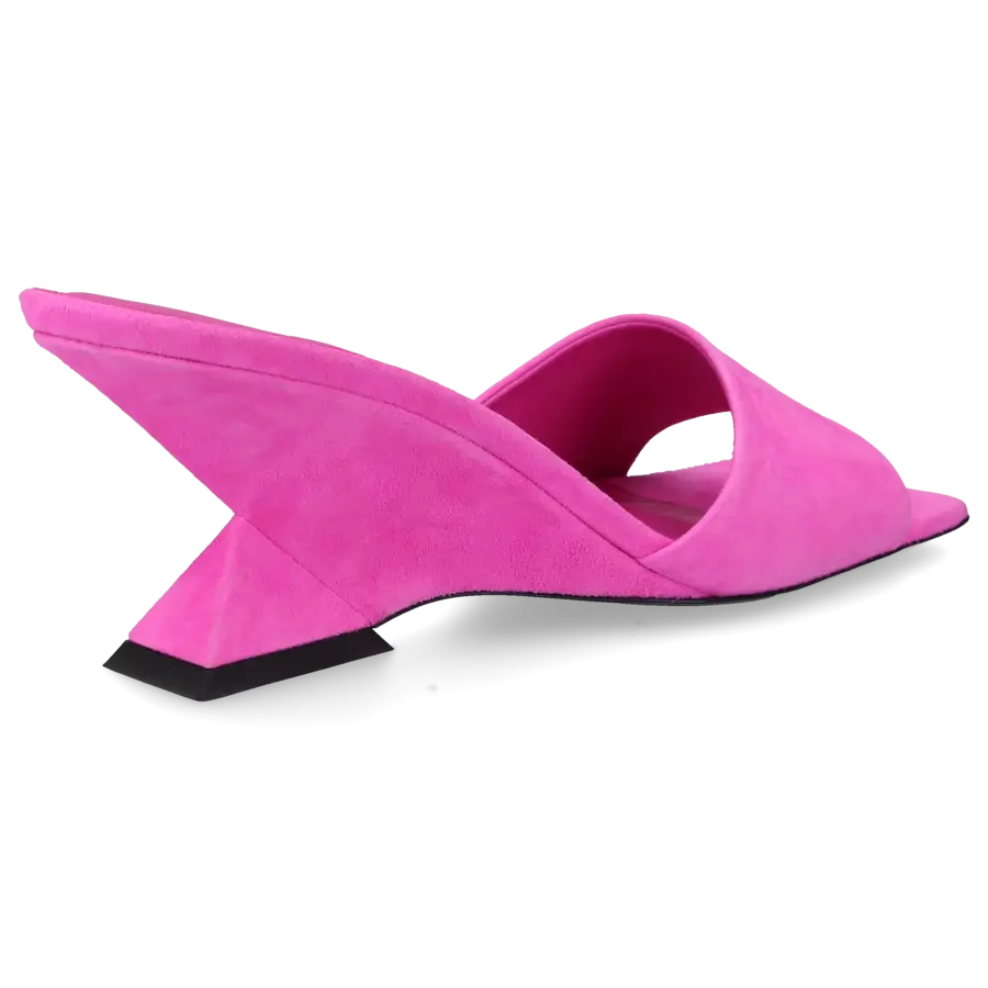 The Attico - Pantoletten CHEOPE Ziegenleder - pink