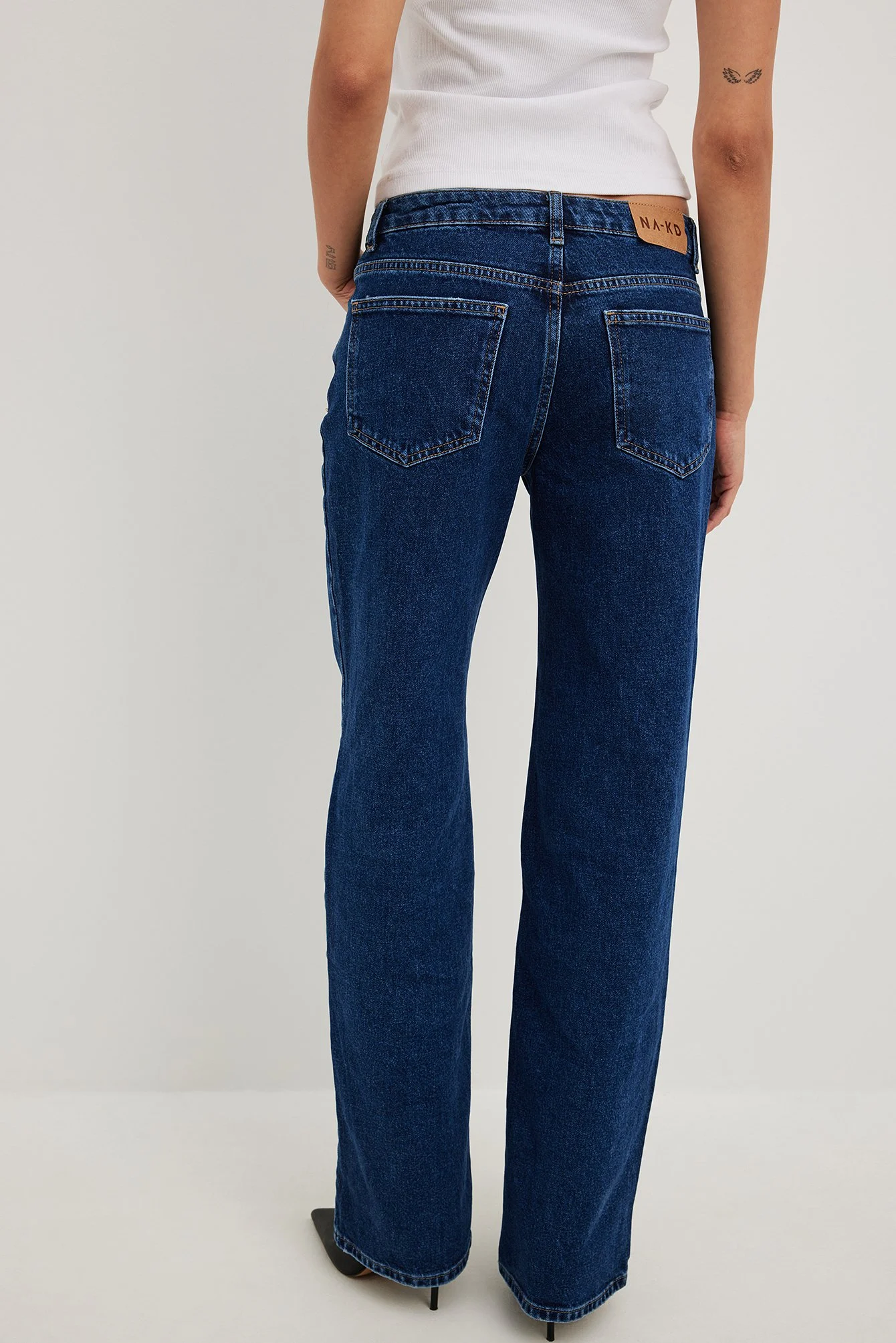 Gerade Jeans mit mittelhoher Taille