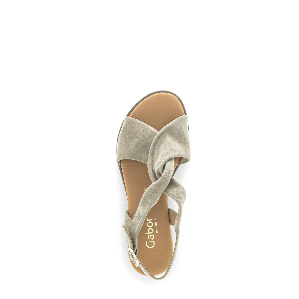 Gabor comfort Keilsandalette grün