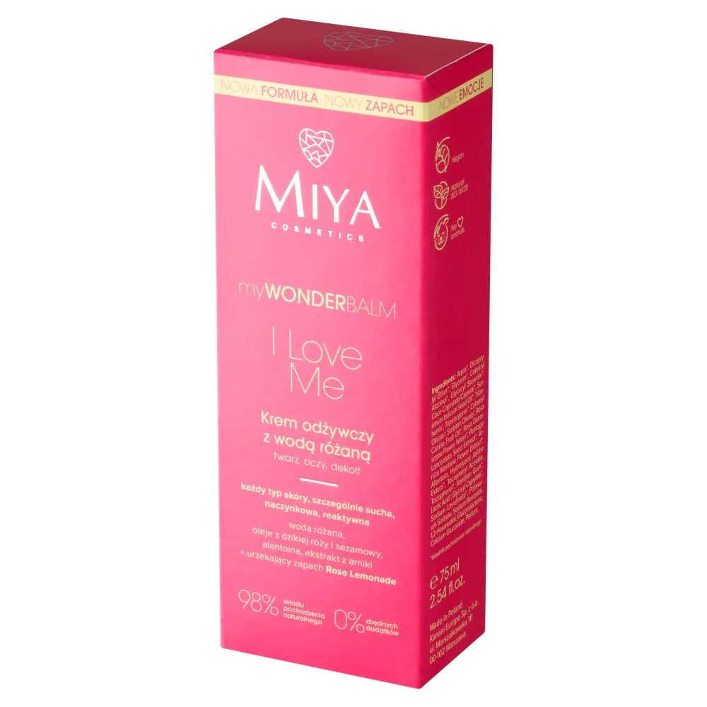 Miya myWONDERBALM I Love Me - Hranjiva krema s ružinom vodom 75ml
