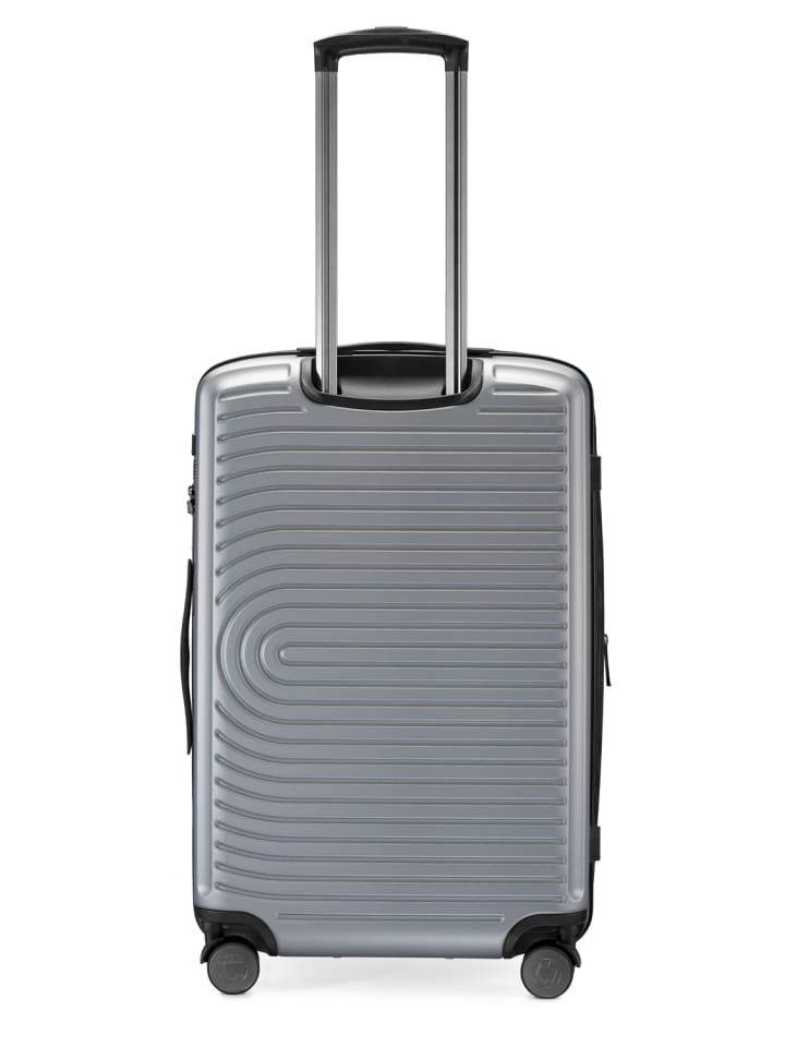 Hauptstadtkoffer Mitte - Mittelgroßer Hartschalenkoffer Koffer TSA, 68cm 88 L in Silber matt günstig kaufen M