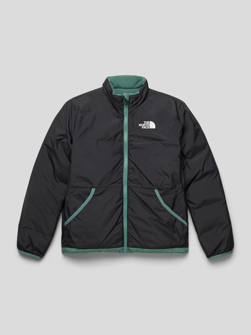 Daunenjacke mit Wendefunktion in schilf