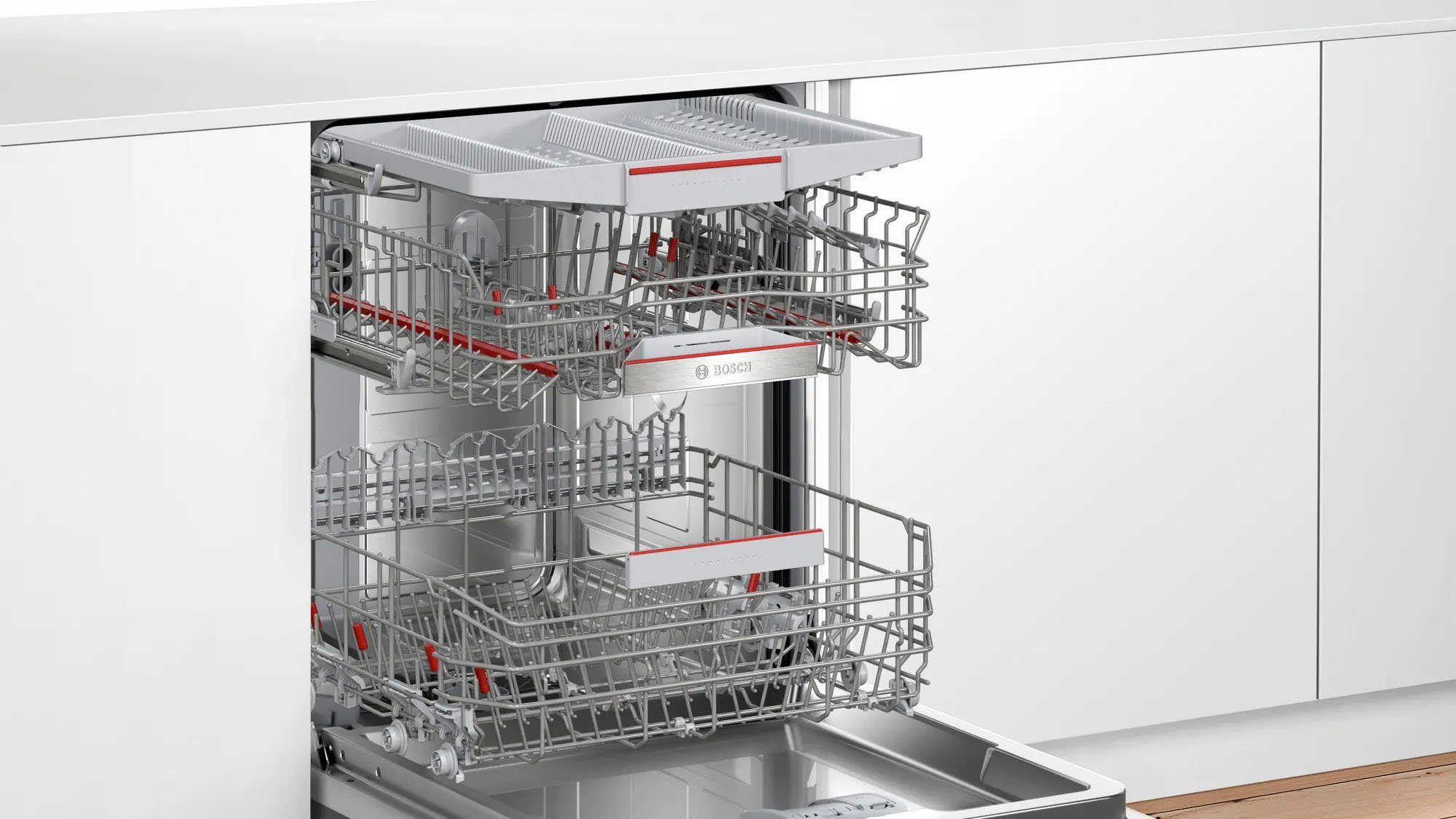 BOSCH vollintegrierbarer Geschirrspüler Serie 6, SBD6ECX00E, 14 Maßgedecke