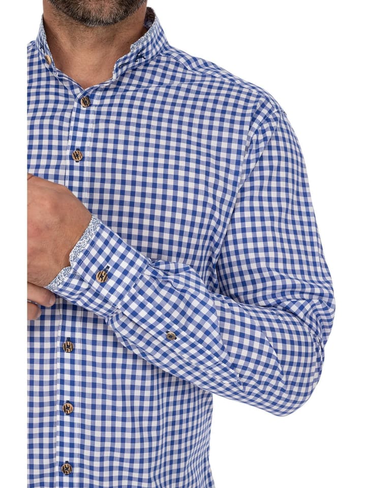Spieth & Wensky Hemd NEPTUN in blau günstig kaufen