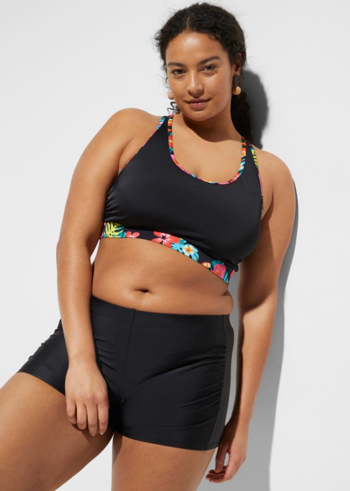 Bustier Bikini Oberteil aus recyceltem Polyamid