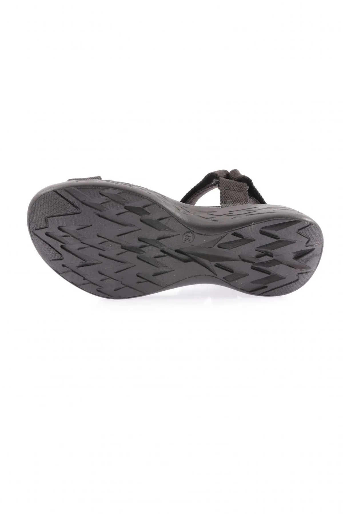 DGN  Damensandalen 103-23y - Riemchensandalen mit Klettverschluss, Farbe Anthrazit