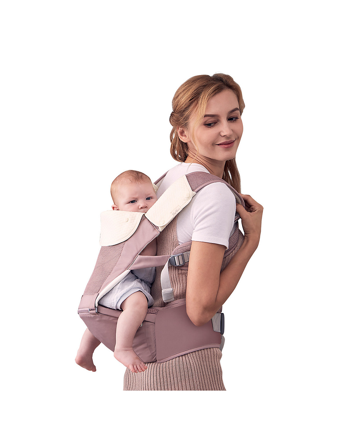 Babytrage Hip Star 3 in 1 Bauch- und Rückentrage Hüftsitz ab 4 Monaten Babytragen