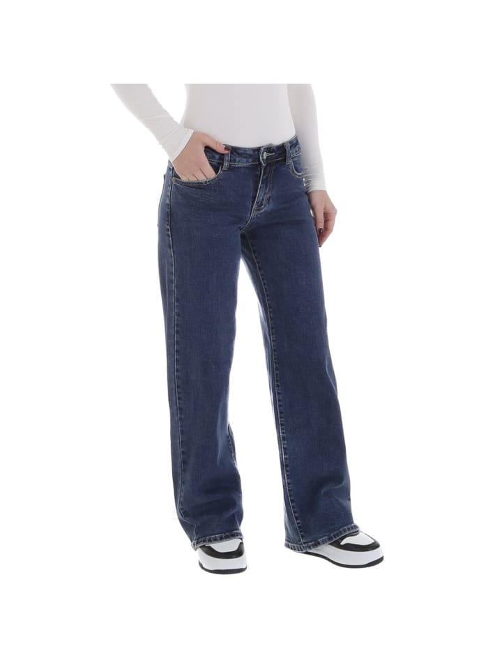 Ital-Design Jeans in Blau günstig kaufen