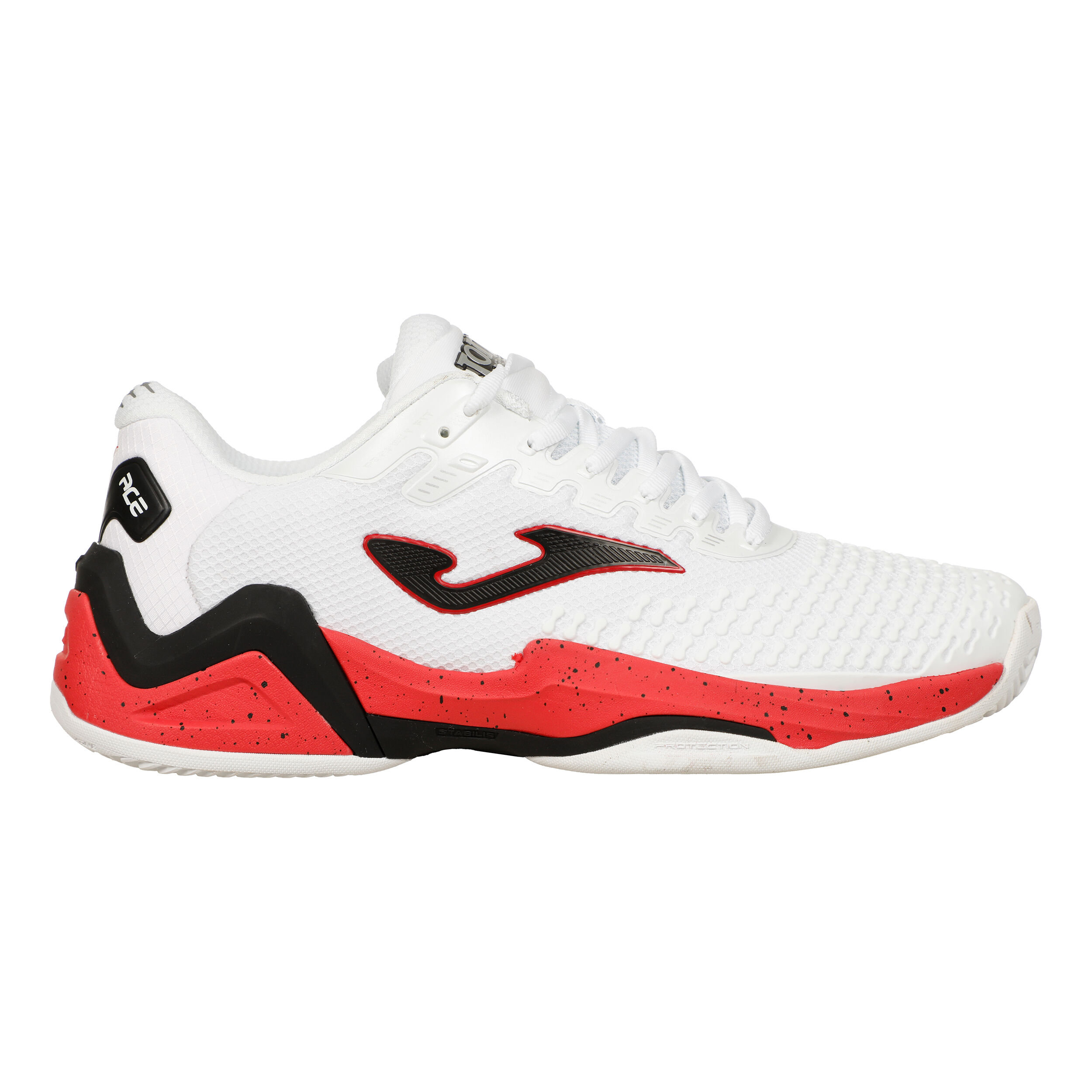 ACE Padelschuh Herren - Weiß, Rot