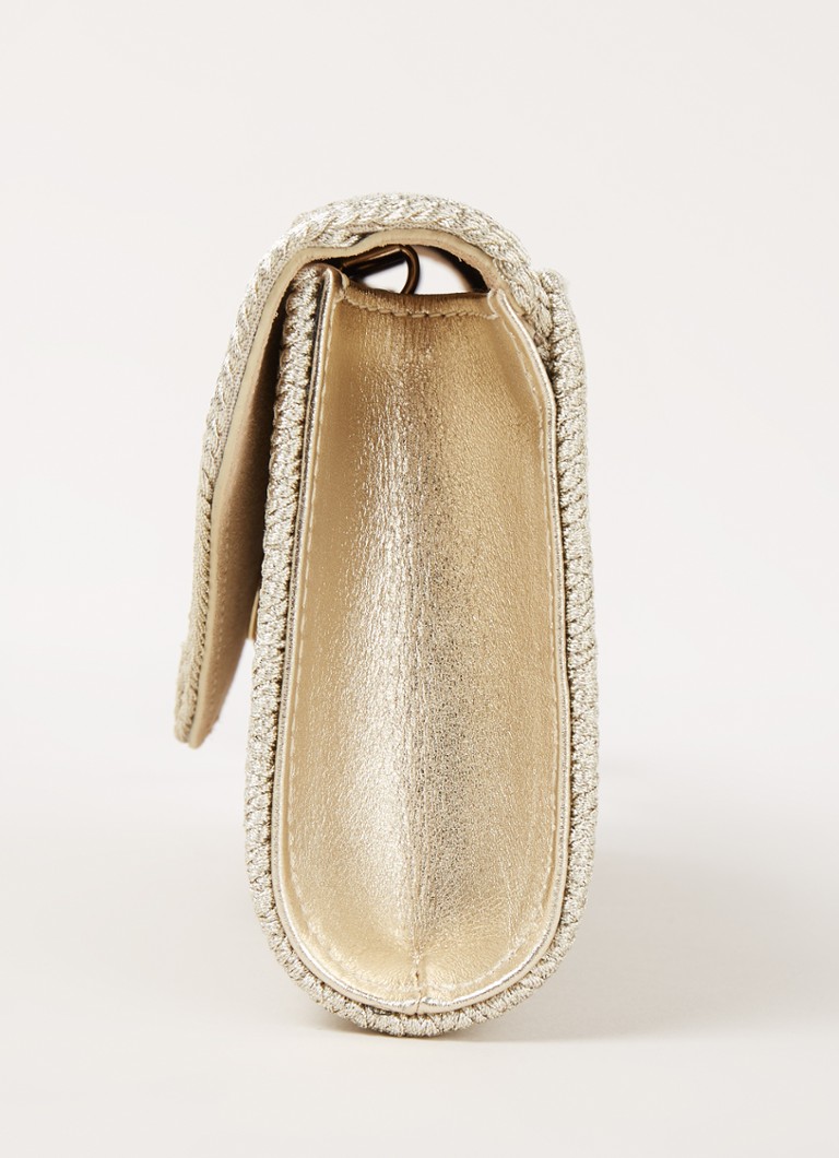 LKBennett Lucia clutch with shiny thread