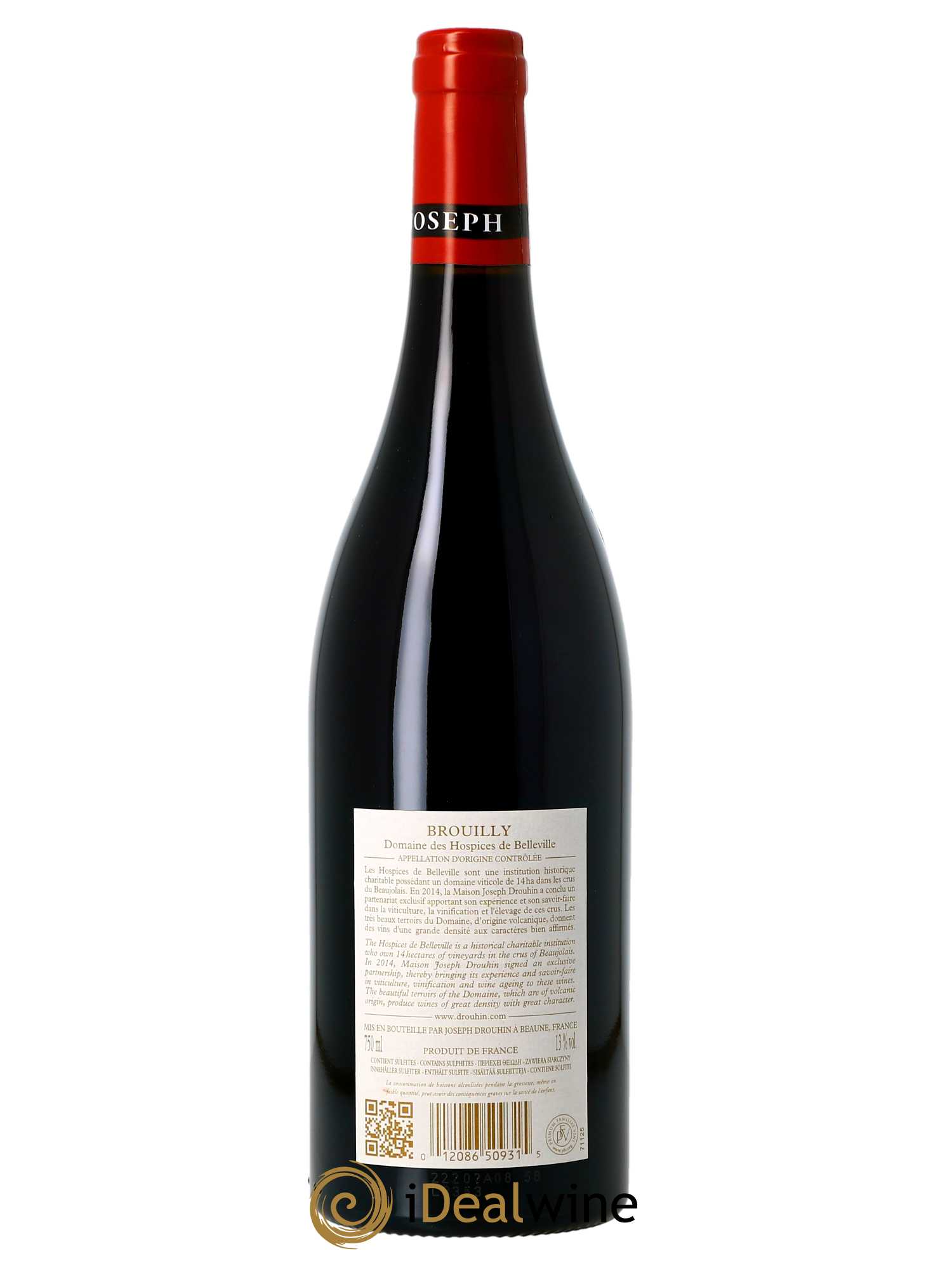 Brouilly Hospices de Belleville Joseph Drouhin  2021 - Lot de 1 Bouteille